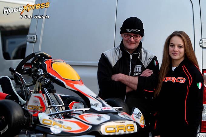 Kartsupport Erwin van der Veen en Eline Chehin